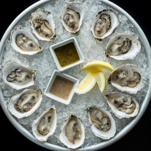 Plate of Oysters on Ice